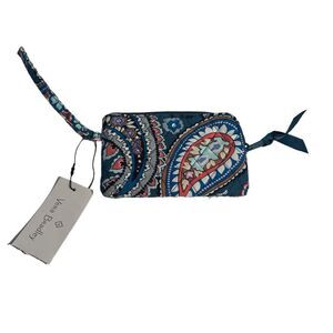 Vera Bradley Haymarket Paisley Jewel RFID Zip-Top ID Case